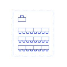 Layouts Classrooms Rows Double Svg Vector Tracing Design, Free Vectors File